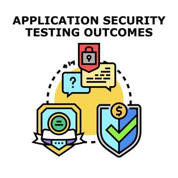 Application security testing outcomes generating business value イラスト素材