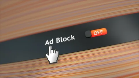 Application setting Ad block	 Stock Footage 102561285