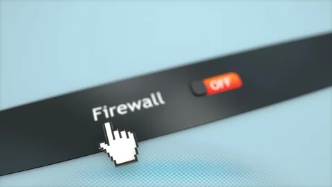 Application setting Firewall Stock Footage 102695822