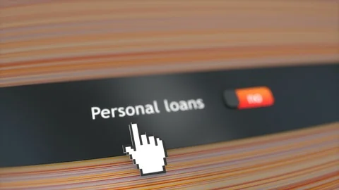 Application setting Personal loans Stock Footage 102837262