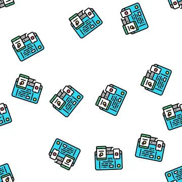 Application software vector seamless pattern Stockillustratie