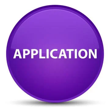 Application special purple round button 库存插图