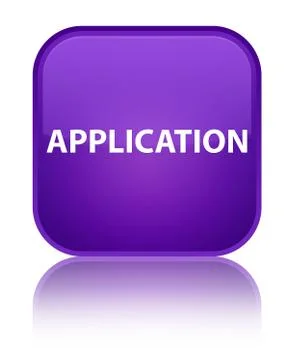 Application special purple square button 스톡 일러스트