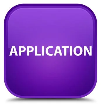 Application special purple square button 스톡 일러스트