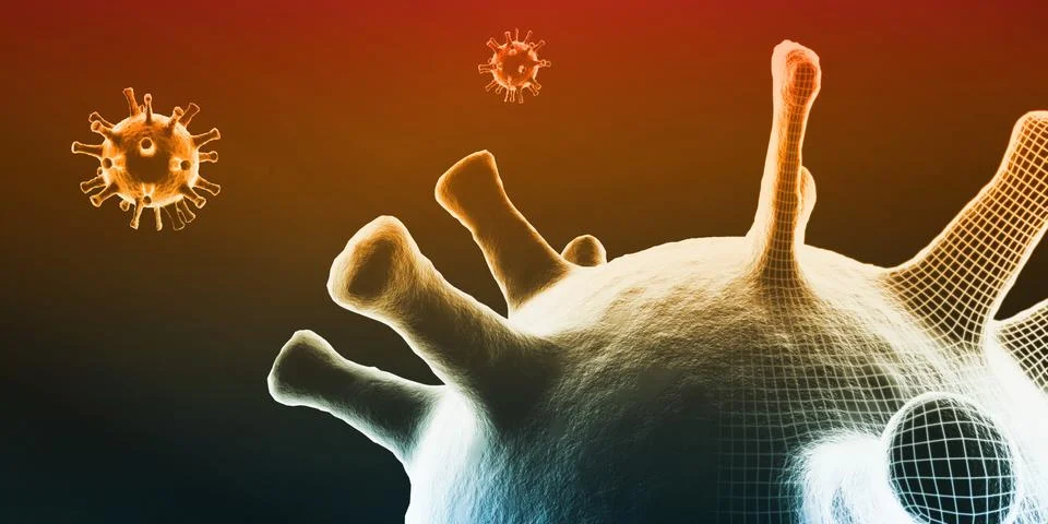 Application of Technology in Covid-19 Stock Illustration