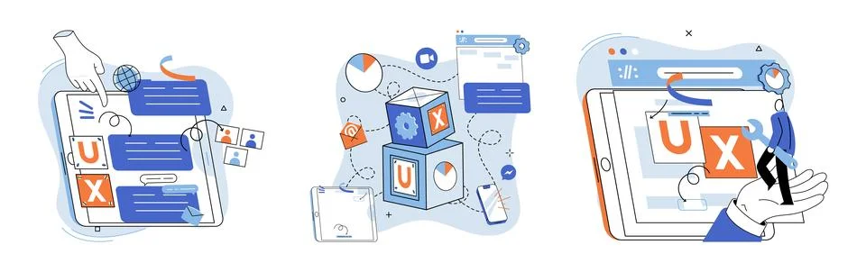 Application testing metaphor. Vector. App test, arenwhere apps mettle is truly イラスト素材