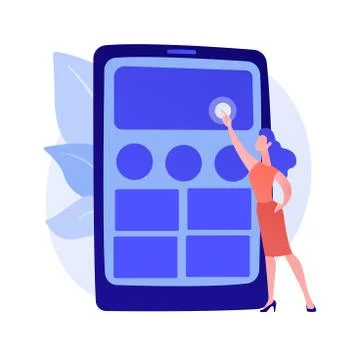 Application testing vector concept metaphor Stock Illustration