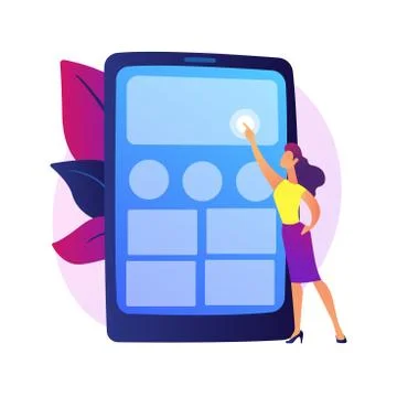 Application testing vector concept metaphor Stock Illustration