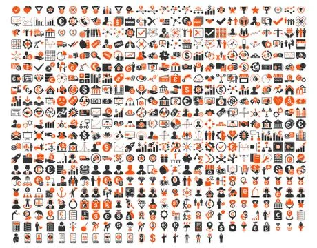 Application Toolbar Icons Stock Illustration