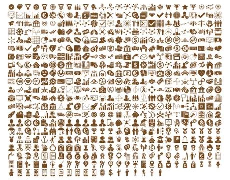 Application Toolbar Icons Stock Illustration