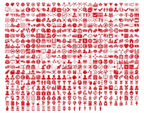 Application Toolbar Icons Illustrazione stock