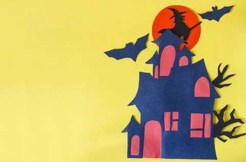 An application on the topic of Halloween. Stock Photos