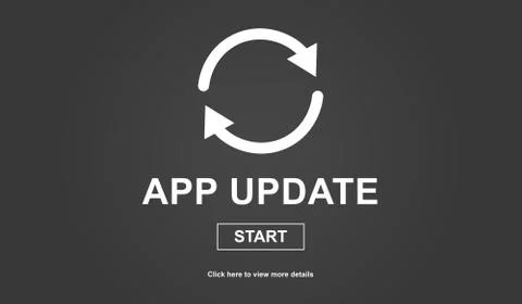 Application update concept Stock Illustration