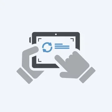 Application updates Stock Illustration