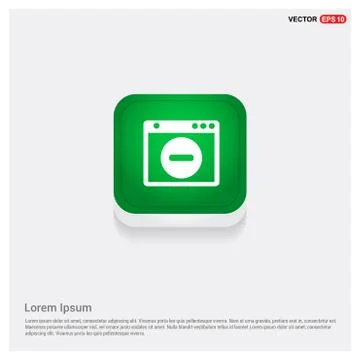 Application window interface icon 스톡 일러스트