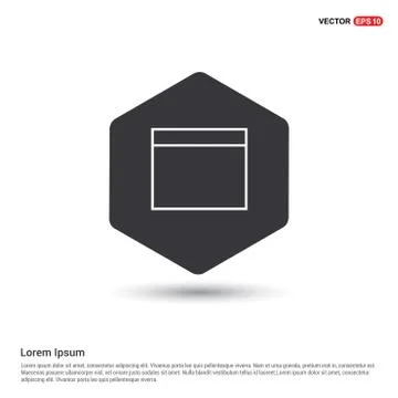 Application window interface icon Stock Illustration