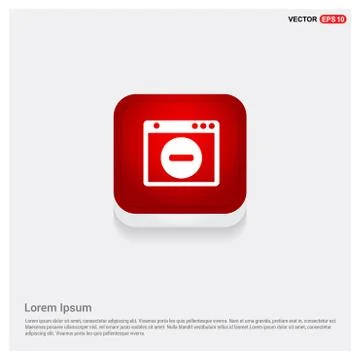 Application window interface icon Stock Illustration