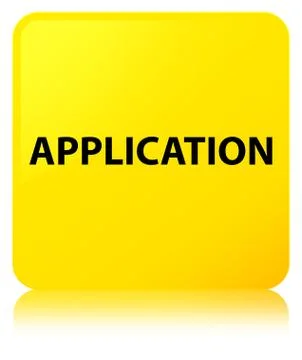Application yellow square button イラスト素材