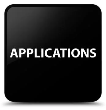 Applications black square button Stock Illustration