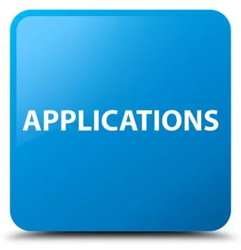 Applications cyan blue square button Stock Illustration