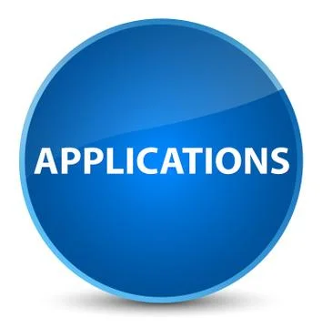 Applications elegant blue round button 스톡 일러스트