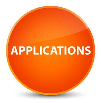Applications elegant orange round button イラスト素材