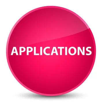 Applications elegant pink round button Stockillustratie