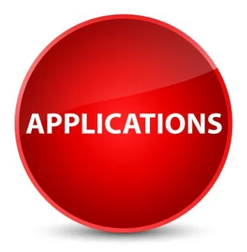 Applications elegant red round button イラスト素材