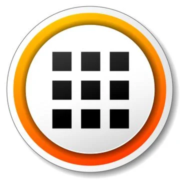 Applications orange icon Illustrazione stock