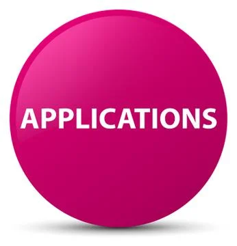 Applications pink round button Stock Illustration