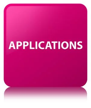 Applications pink square button Stock Illustration