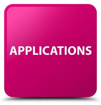Applications pink square button 库存插图