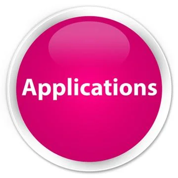 Applications premium pink round button Stockillustratie