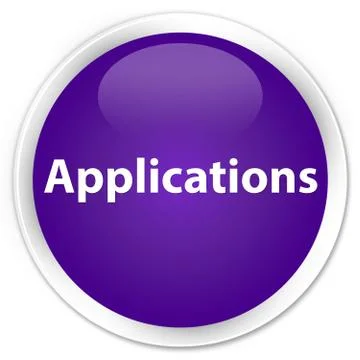Applications premium purple round button 스톡 일러스트