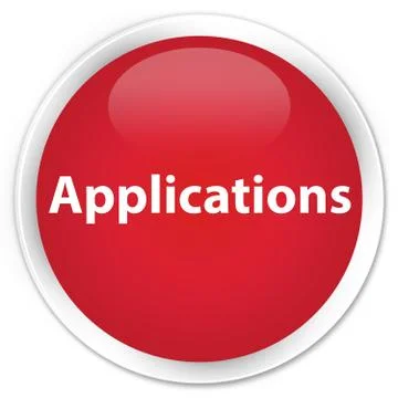 Applications premium red round button イラスト素材
