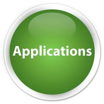 Applications premium soft green round button 스톡 일러스트
