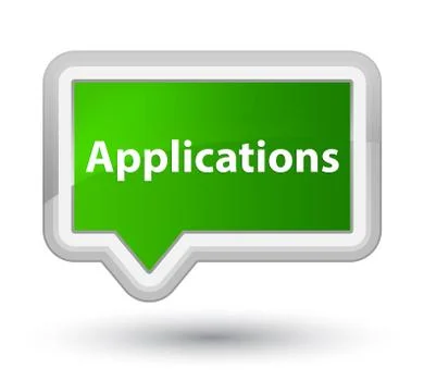 Applications prime green banner button Illustrazione stock