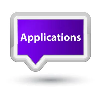 Applications prime purple banner button Stock Illustration