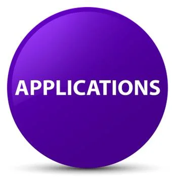 Applications purple round button Stockillustratie