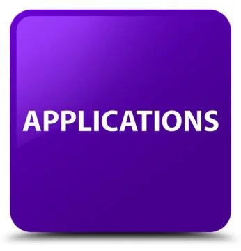 Applications purple square button Stock Illustration