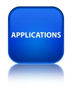 Applications special blue square button イラスト素材