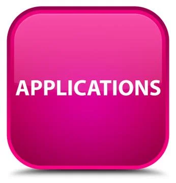 Applications special pink square button イラスト素材