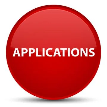Applications special red round button イラスト素材