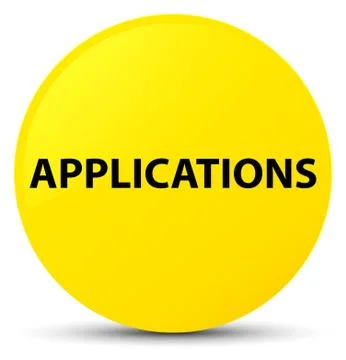 Applications yellow round button イラスト素材