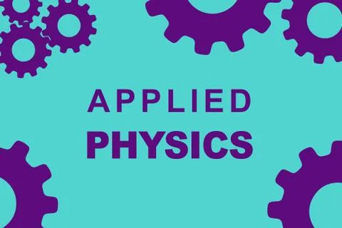 Applied Physics concept 스톡 일러스트