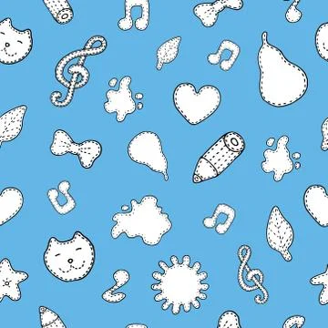 Applique Pattern 库存插图