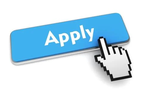 Apply button concept 3d illustration Illustrazione stock