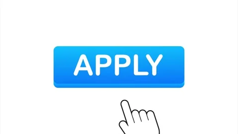 Apply with cursor button. Internet icon. Pointer click icon. stock illustration. Stock Footage 146488129