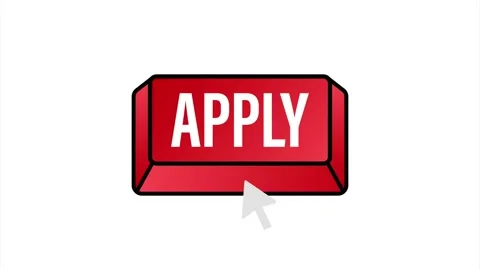 Apply with cursor button. Internet icon. Pointer click icon. stock illustration. Stock Footage 146771554