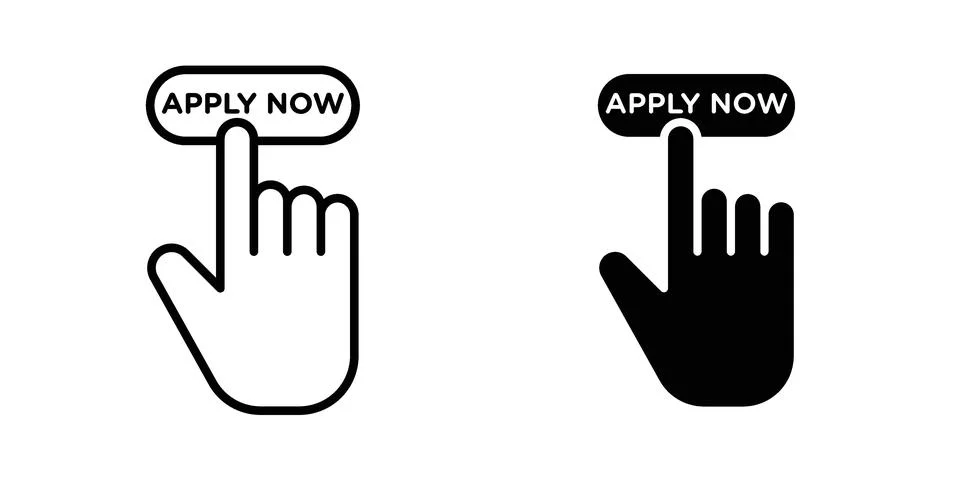 Apply icon vector design illustrations イラスト素材